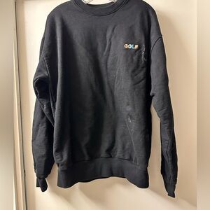 GOLF men’s crewneck black sweatshirt size Large‎